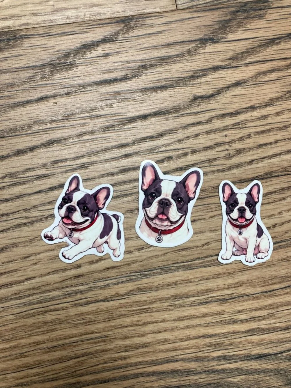 3 Flexible Dog Magnets French Bulldog Puppy Refrigerator Fridge Decor
